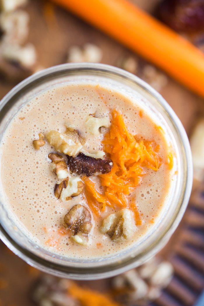 Craving Carrot Cake? Try This Quick Vegan Smoothie Recipe!
