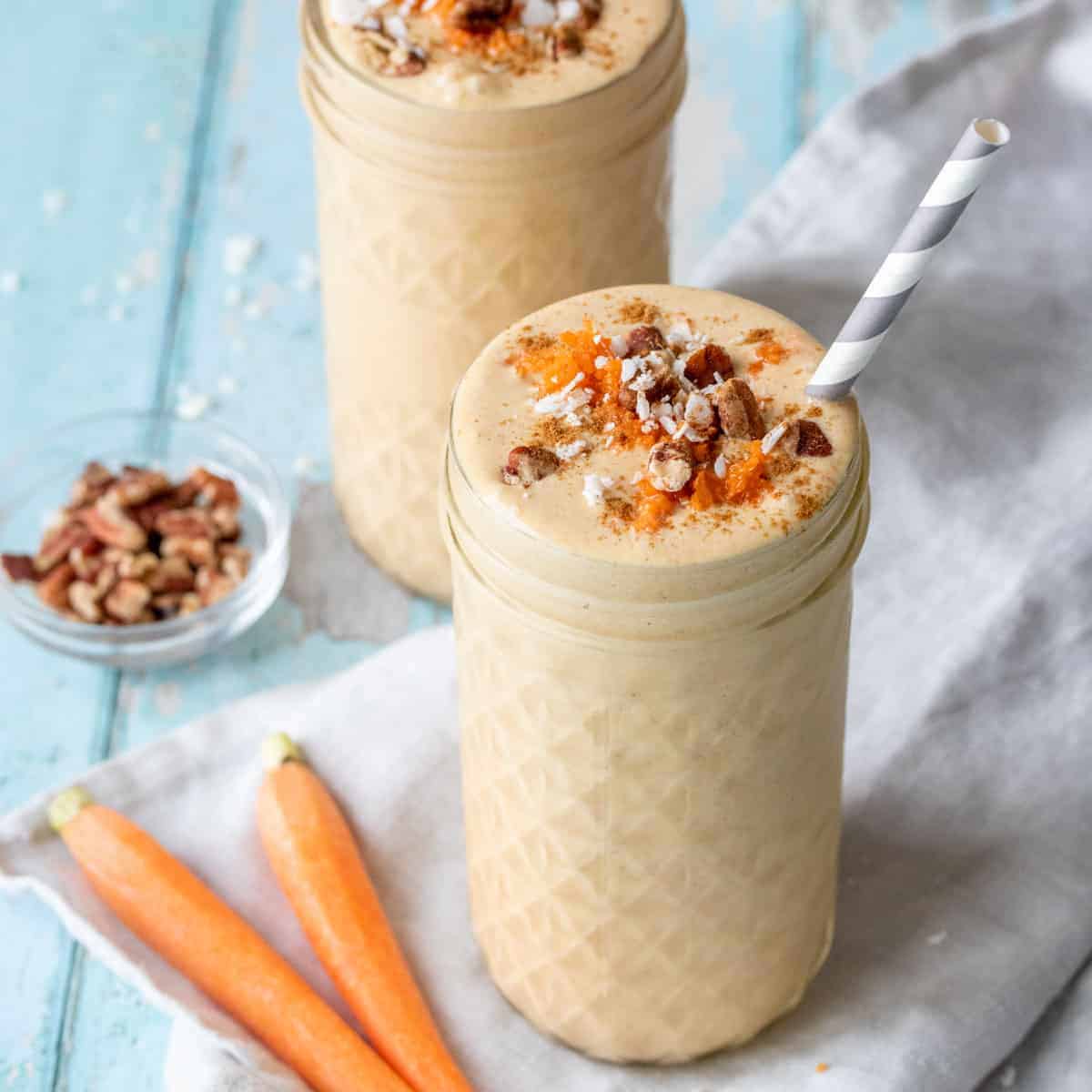 Healthy Carrot Cake Smoothie: Tastes Like Dessert, Fuels You Fast